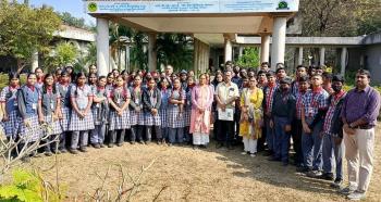 ICFRE-Institute of Forest Biodiversity, Hyderabad organized a visit program for IXth Class students of kendriya Vidyalay Bowenpally, under 'Prakriti' on 09.01.2025